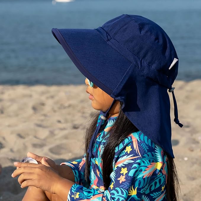 Jan & Jul Navy - Navy Trim | Cotton Adventure Hat