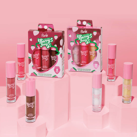 Rude Cosmetics - Berry Juicy Lip Gloss Trio Set