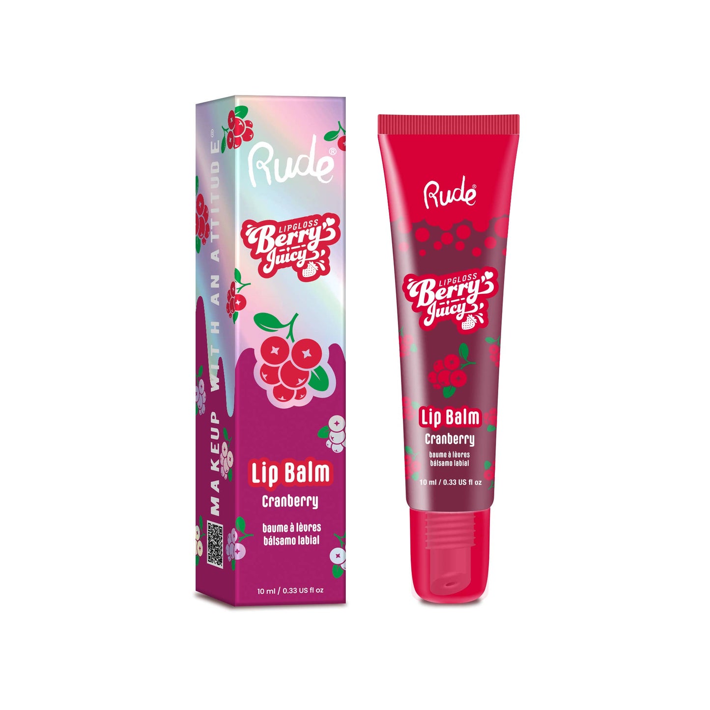 Rude Cosmetics - Berry Juicy Lip Balm
