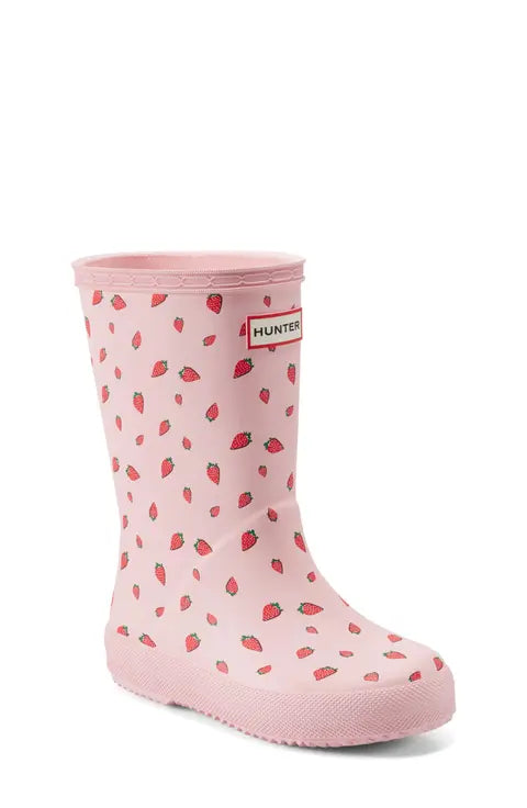 HUNTER Little Kids Original First Classic Boot - Rose Multi/Rose