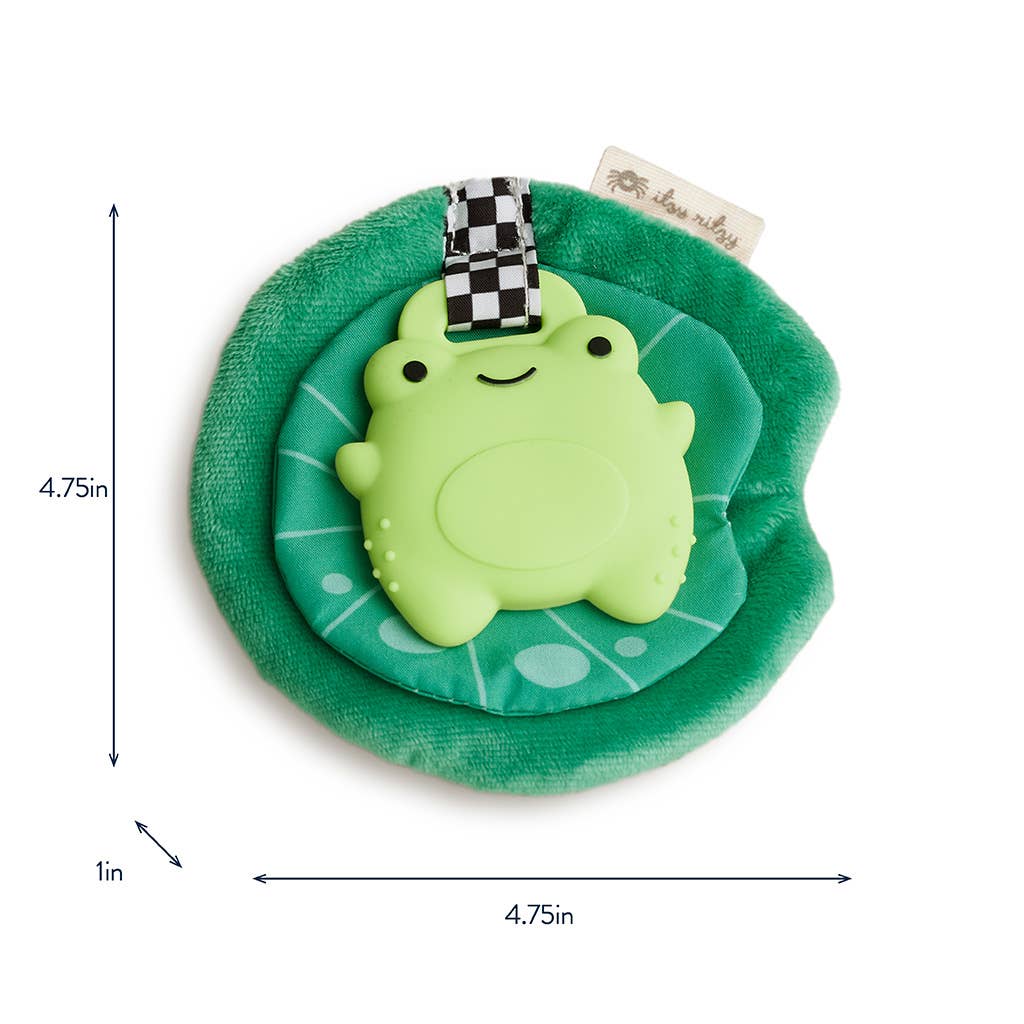 Itzy Ritzy - Sweetie Crinkle: Frog Silicon Teether
