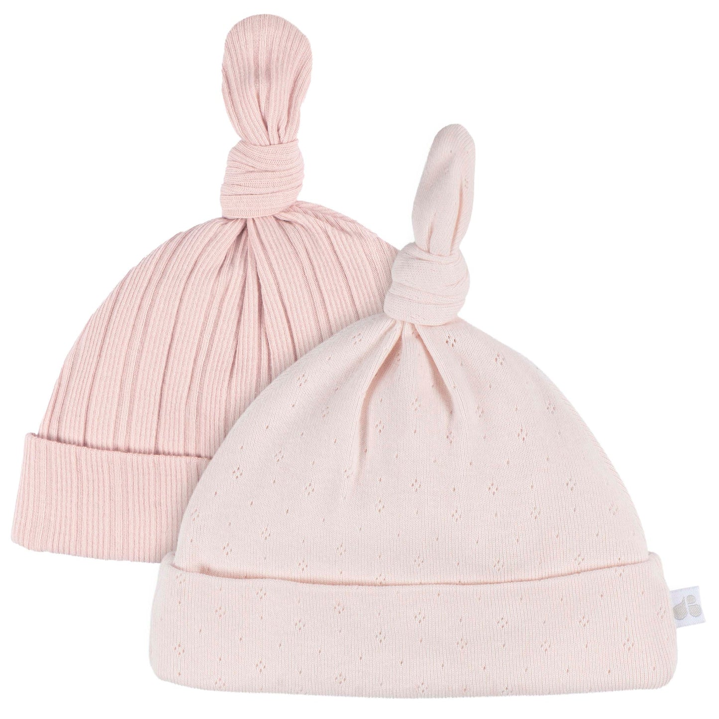 Just Born -  4pc Hat+Mitten Set - Pink