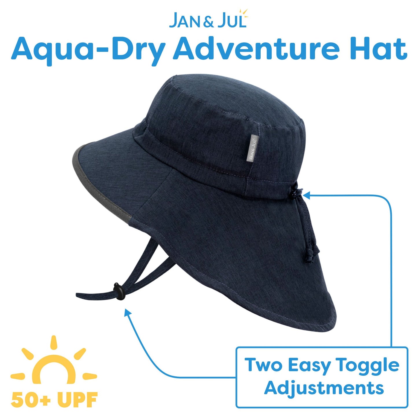 Jan & Jul Aqua Dry Adventure Hat | Adult Grey