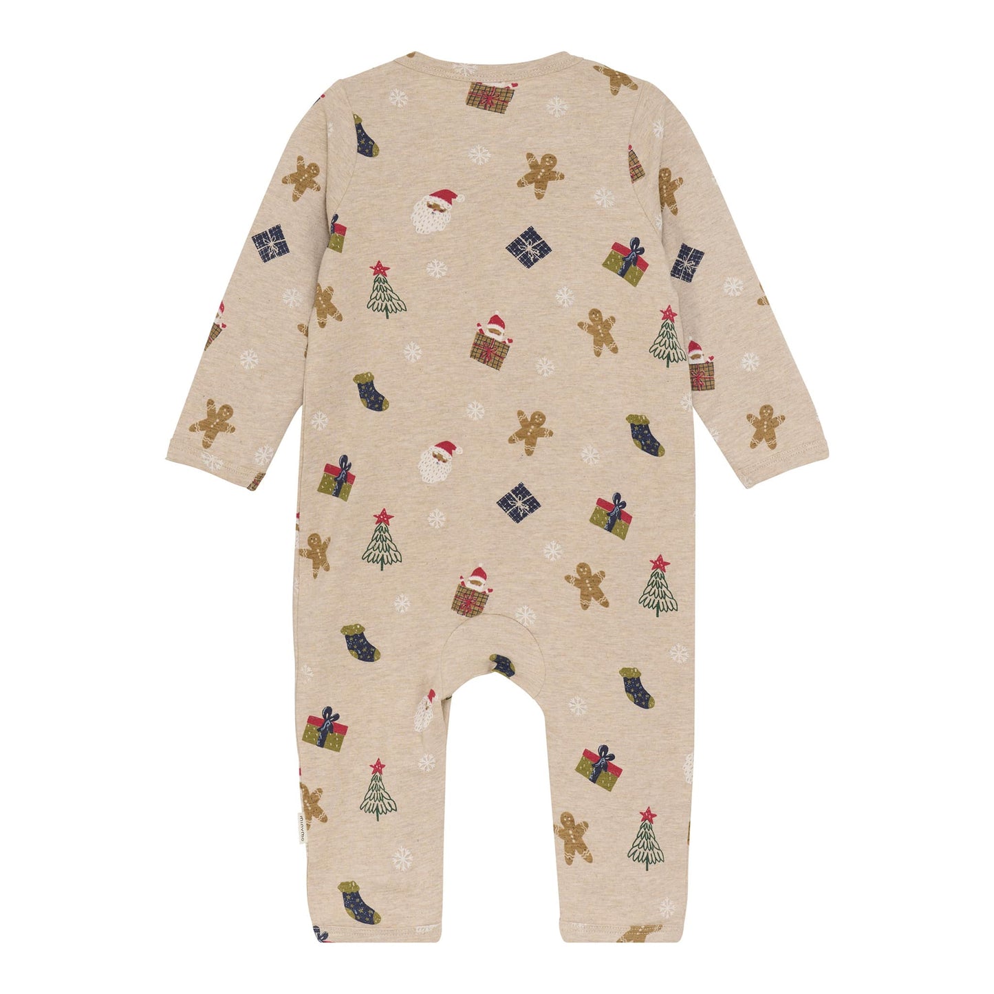 Minymo - Christmas Pattern Santa Baby Aop Suit- 3M