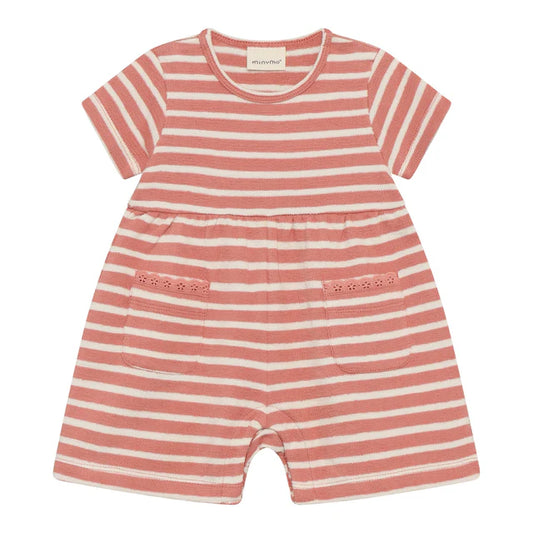 Minymo - Striped Knit Jumpsuit