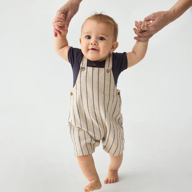 Minymo - Striped Overalls