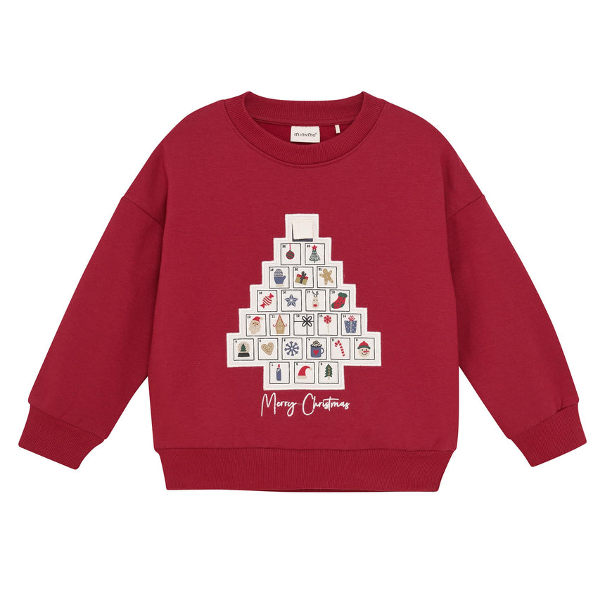 Minymo - Christmas  Calendar Sweatshirt - 5Y