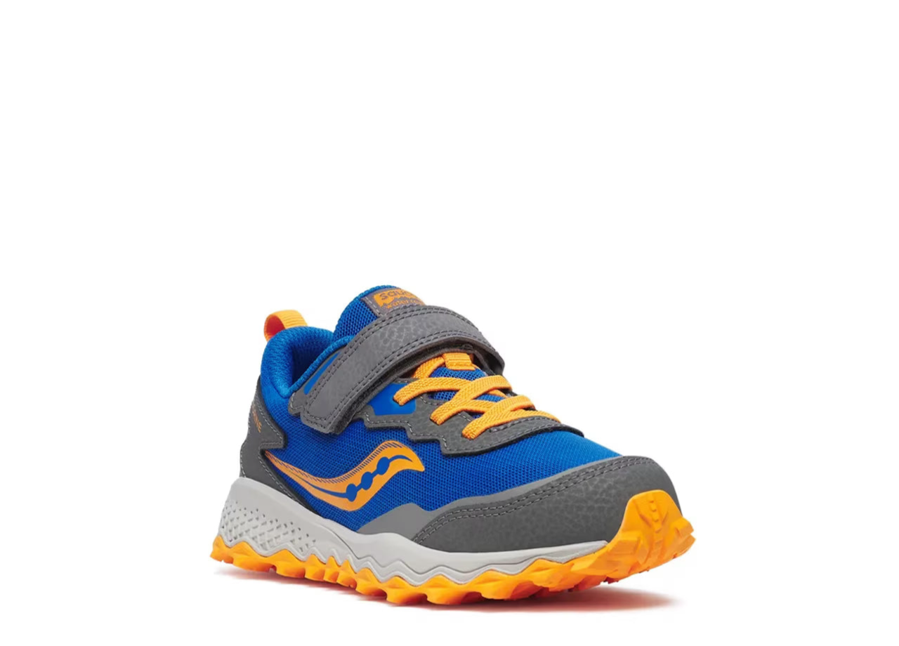 Saucony - Big Kid's Peregrine KDZ A/C Sneaker - Blue/Orange