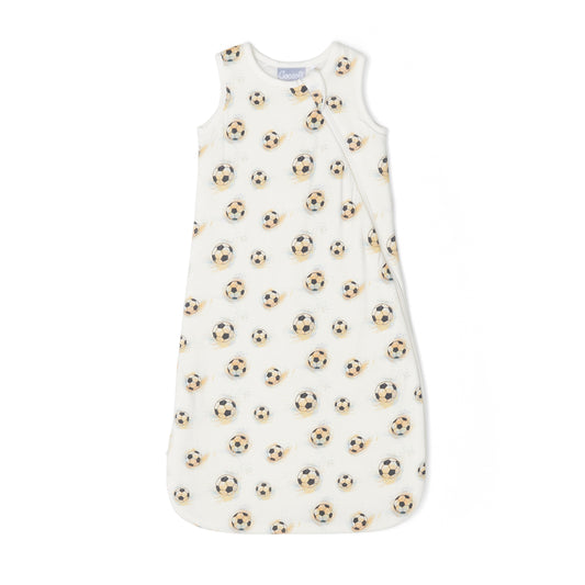 Coccoli Modal Sleepsack 0.5 tog - Soccer Balls on Cream