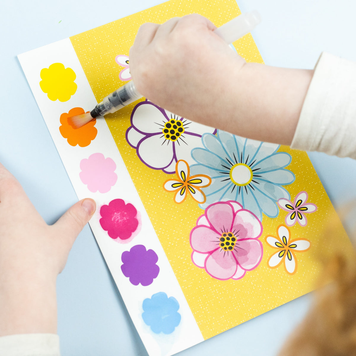 Tiger Tribe Paint a Picture Set Butterflies and Flowers