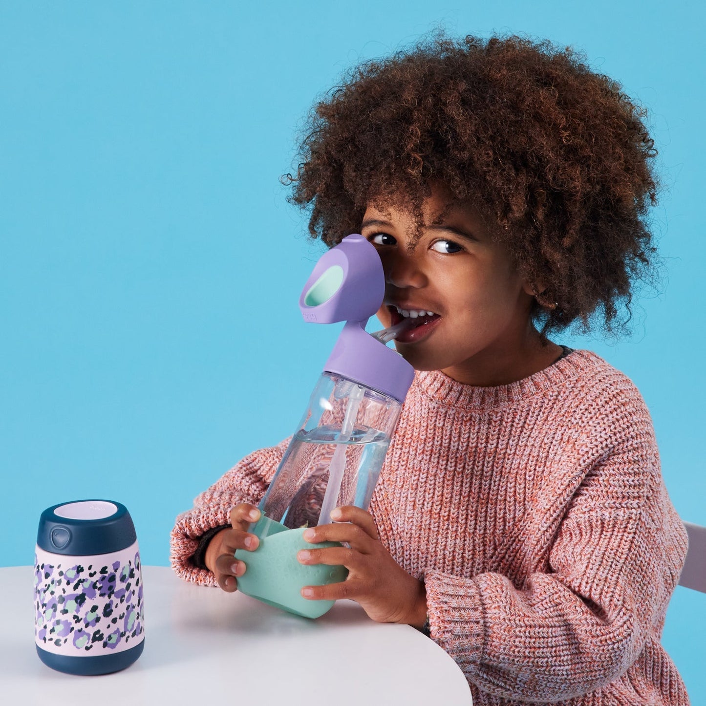 B.box - Tritan Drink Bottle - 600ml - Lilac Pop