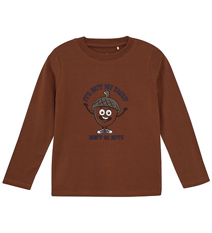 Minymo - Accorn LS Brown T-Shirt - 5Y