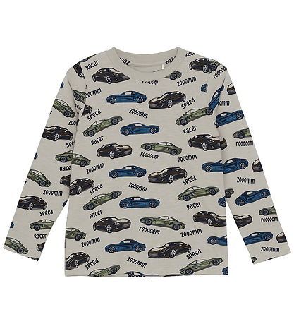 Minymo - Blouse AOP Oxford Tan - 5Y