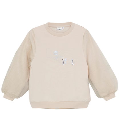 Minymo Sweatshirt "Be-you-tiful" Smoke Gray  - 5Y