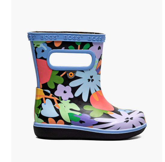 BOGS - Skipper II Overlap Flowers Kids Rainboots