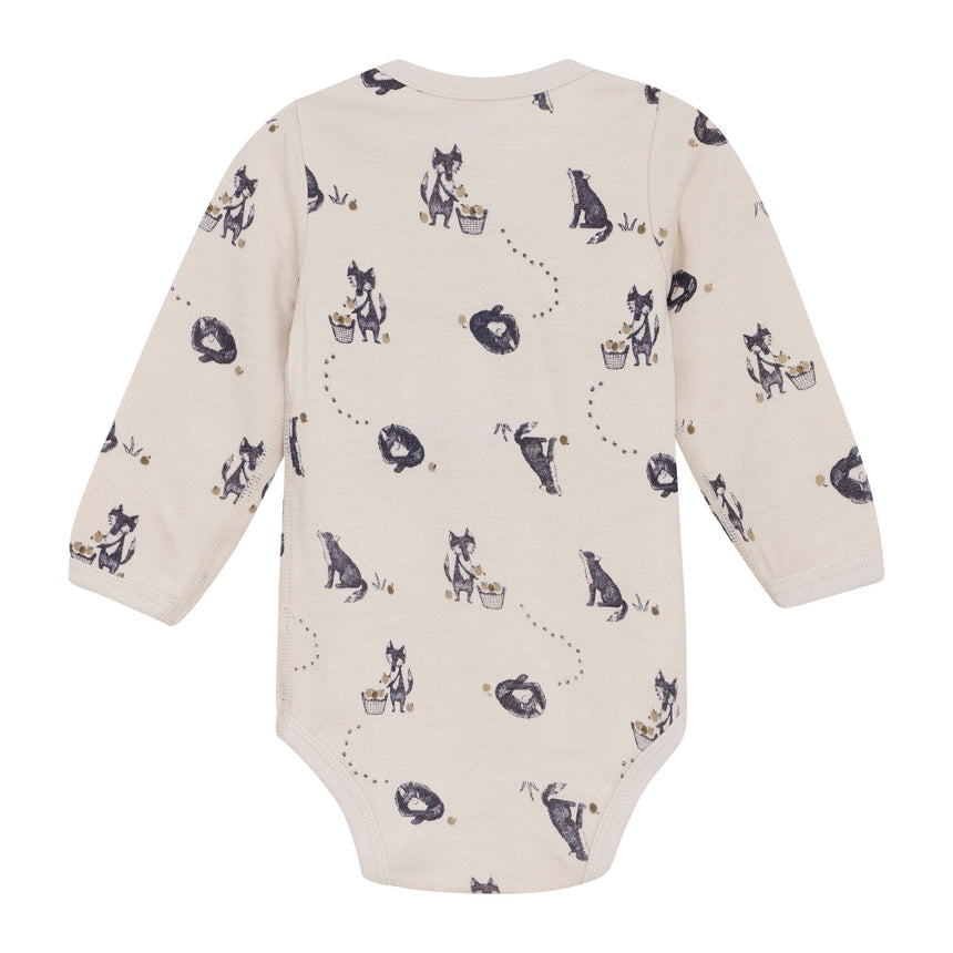 Celavi - Fox Aop Merino Bodysuit - 3M