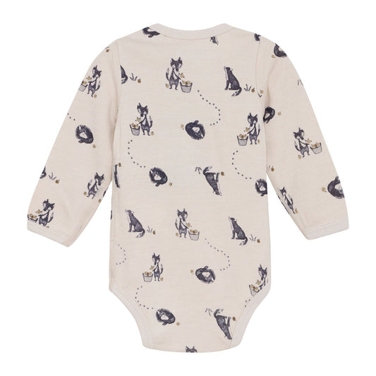 Celavi - Fox Aop Merino Bodysuit - 3M