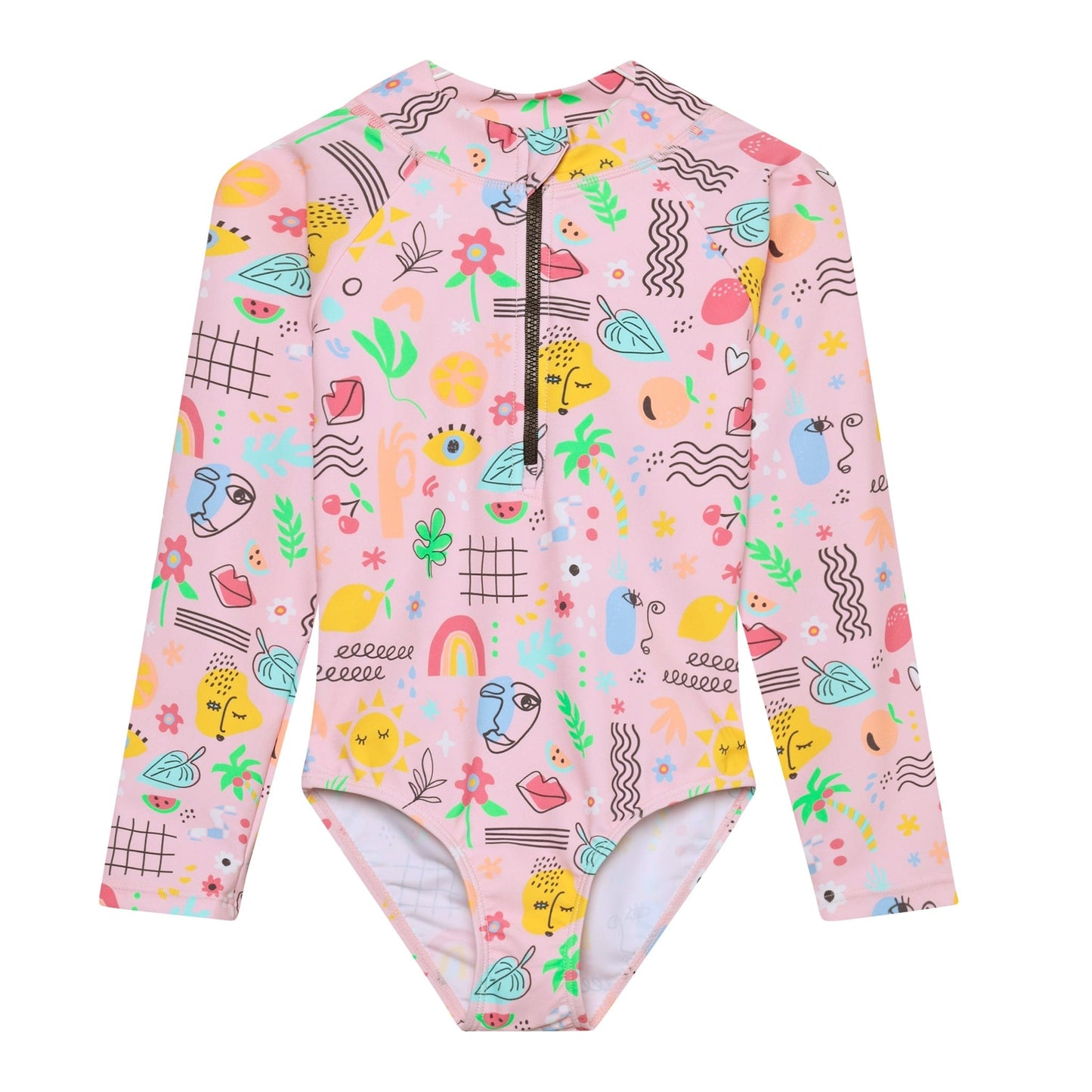 Color Kids Girl's Long Sleeve Swimsuit  1 pc - 6Y