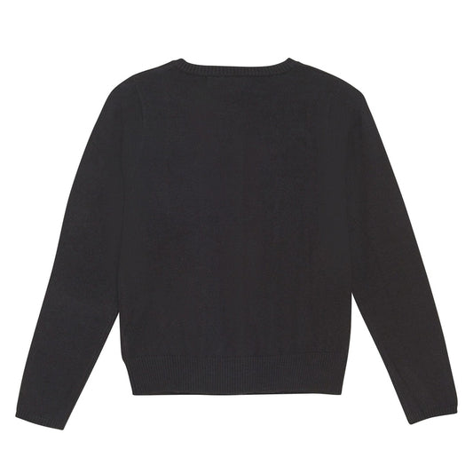 Creami -  Pointelle Cardigan Navy - 8Y