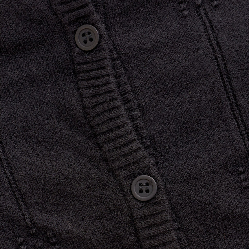 Creami -  Pointelle Cardigan Navy - 8Y