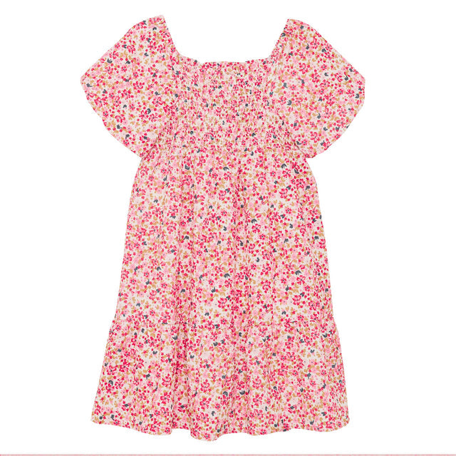 Creamie Flower Structure Dress - 8Y