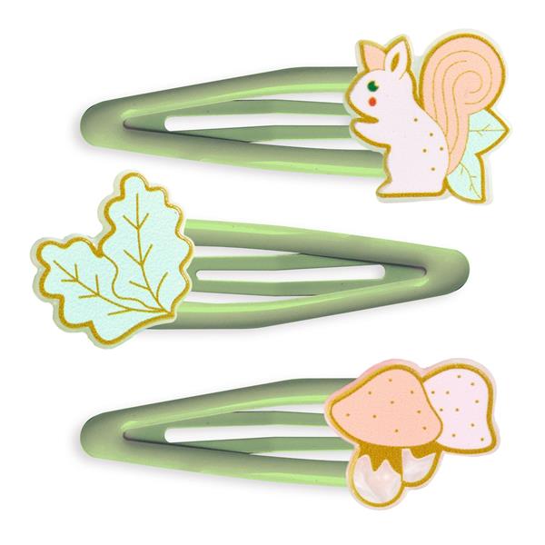 Djeco Plume Hyacinthe Hair Clips Set of 3