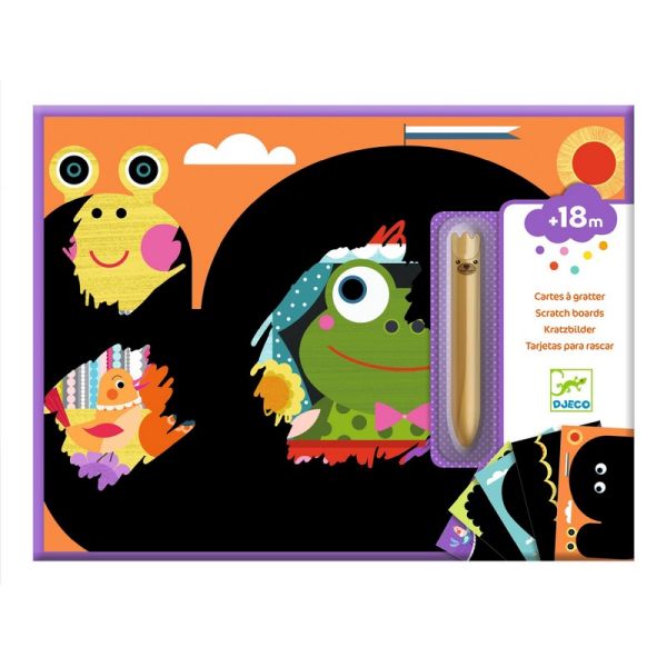 Djeco - Scratch Card Activity: It's Fun to Discover