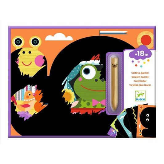 Djeco - Scratch Card Activity: It's Fun to Discover