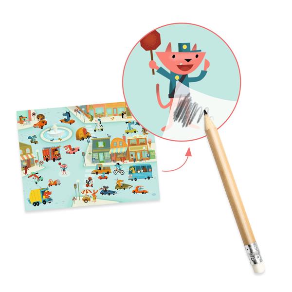 Djeco - Transfer Decals Activity: Cars & Trucks