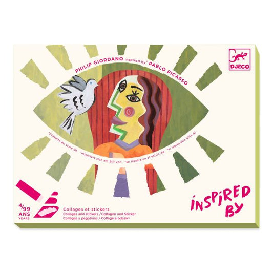 Djeco - Inspired By Art Activity - Pablo Picasso (Paper Shapes)