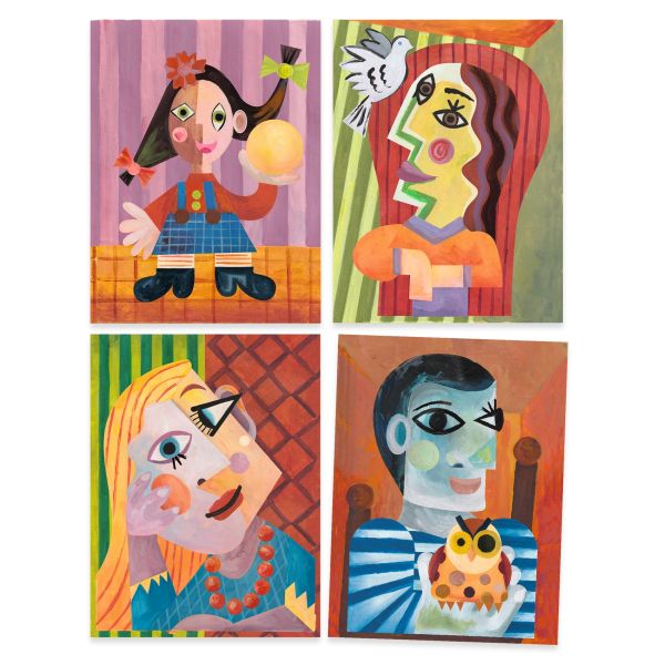 Djeco - Inspired By Art Activity - Pablo Picasso (Paper Shapes)