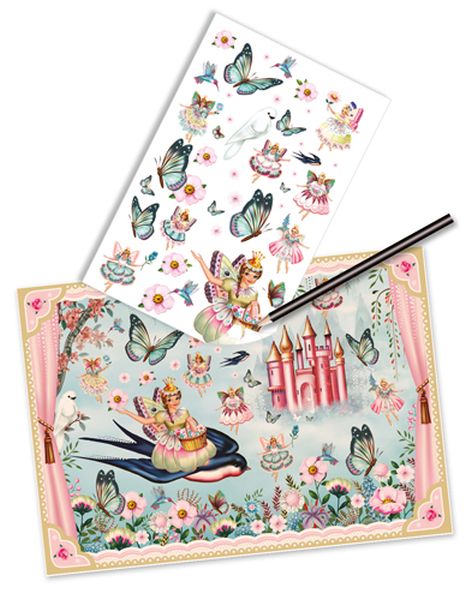 Djeco - Transfer Decals Activity: Fairyland
