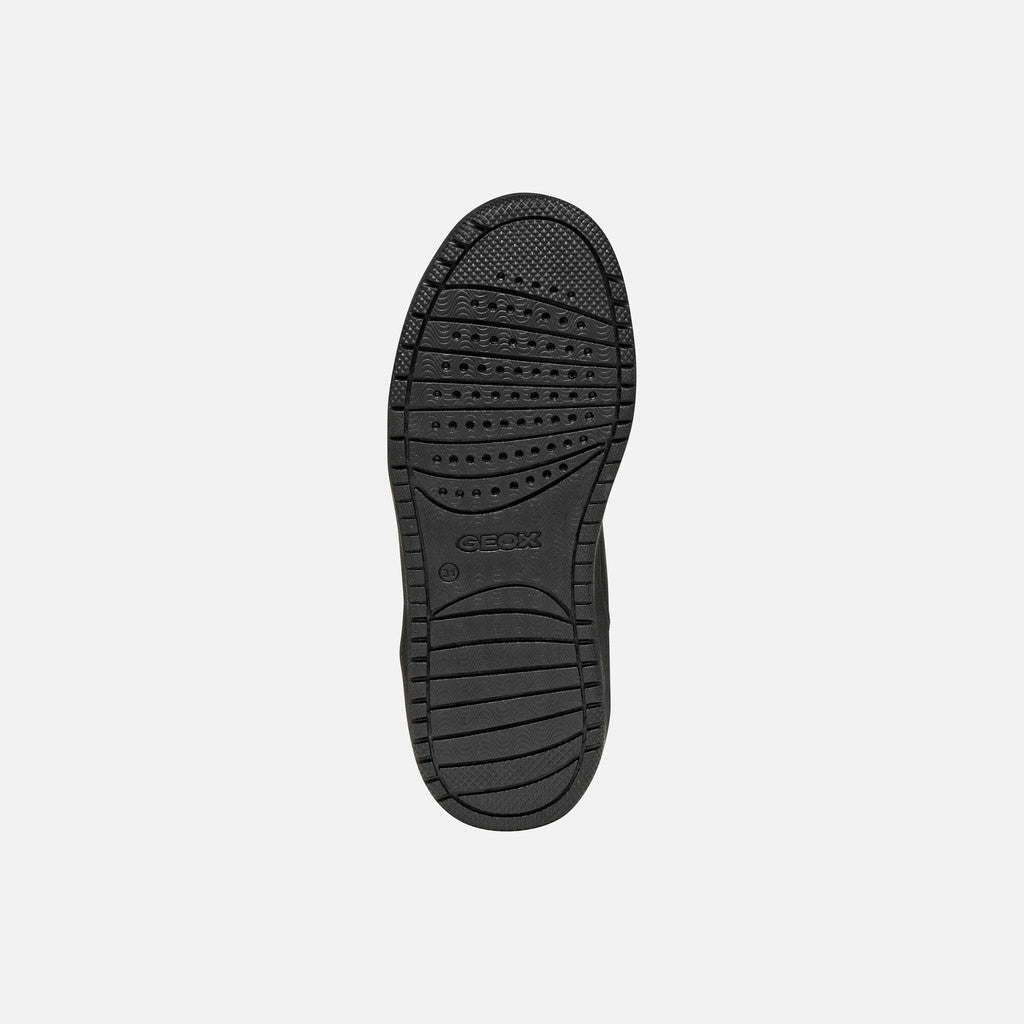 Geox Washiba Fast In Boy's Black Uniform Sneakers