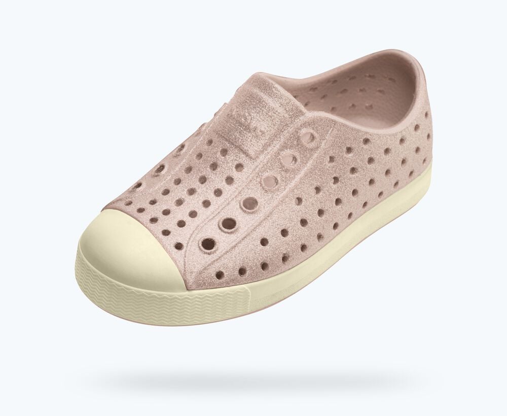 Native Shoes Jefferson Kids' Bio Bling Slip-On - Future Purple Bling