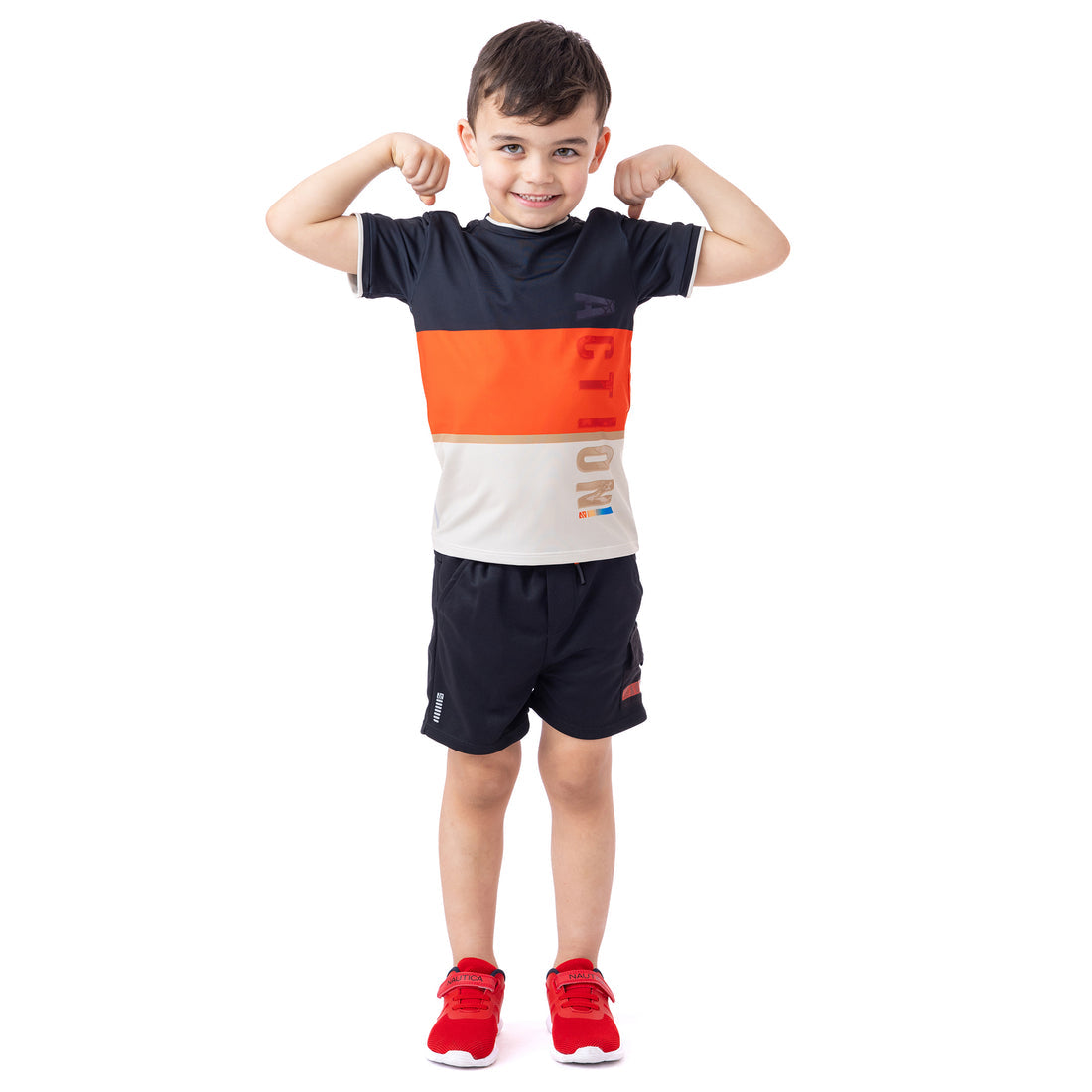 Nano- Boys Black Athletic T-Shirt