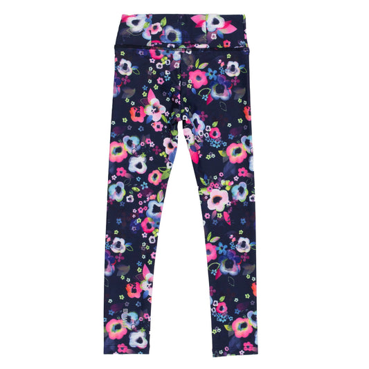 Nano-Girls Navy Athletic Leggings