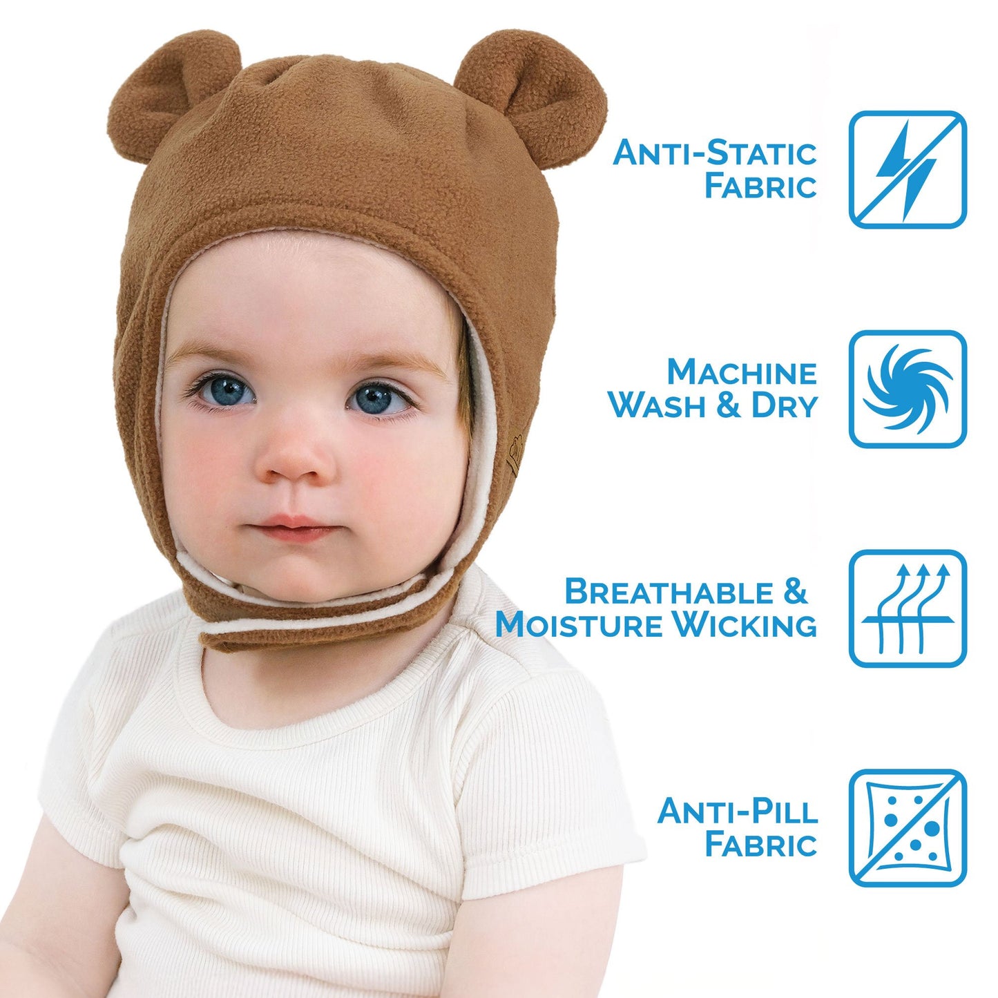 Jan & Jul Fleece Animal Hat