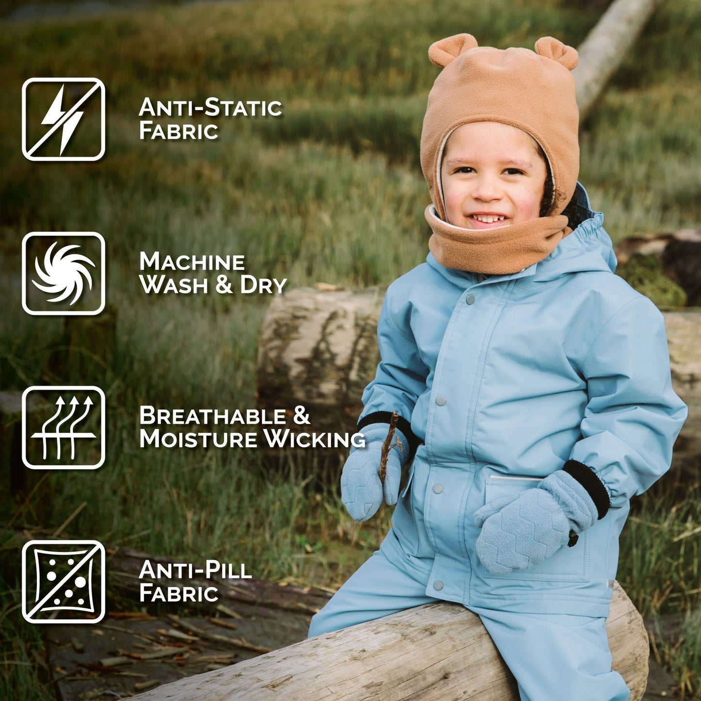 Jan & Jul Fleece Animal Hat