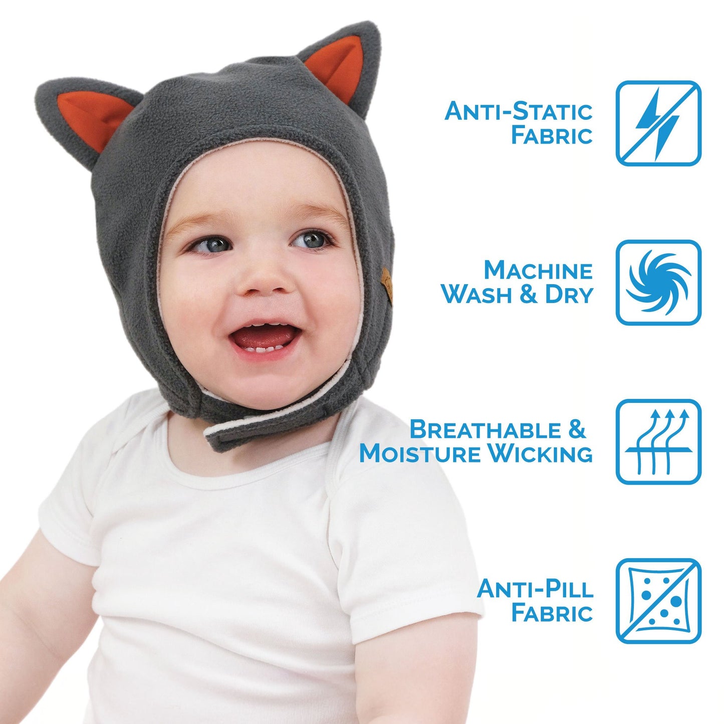 Jan & Jul Fleece Animal Hat