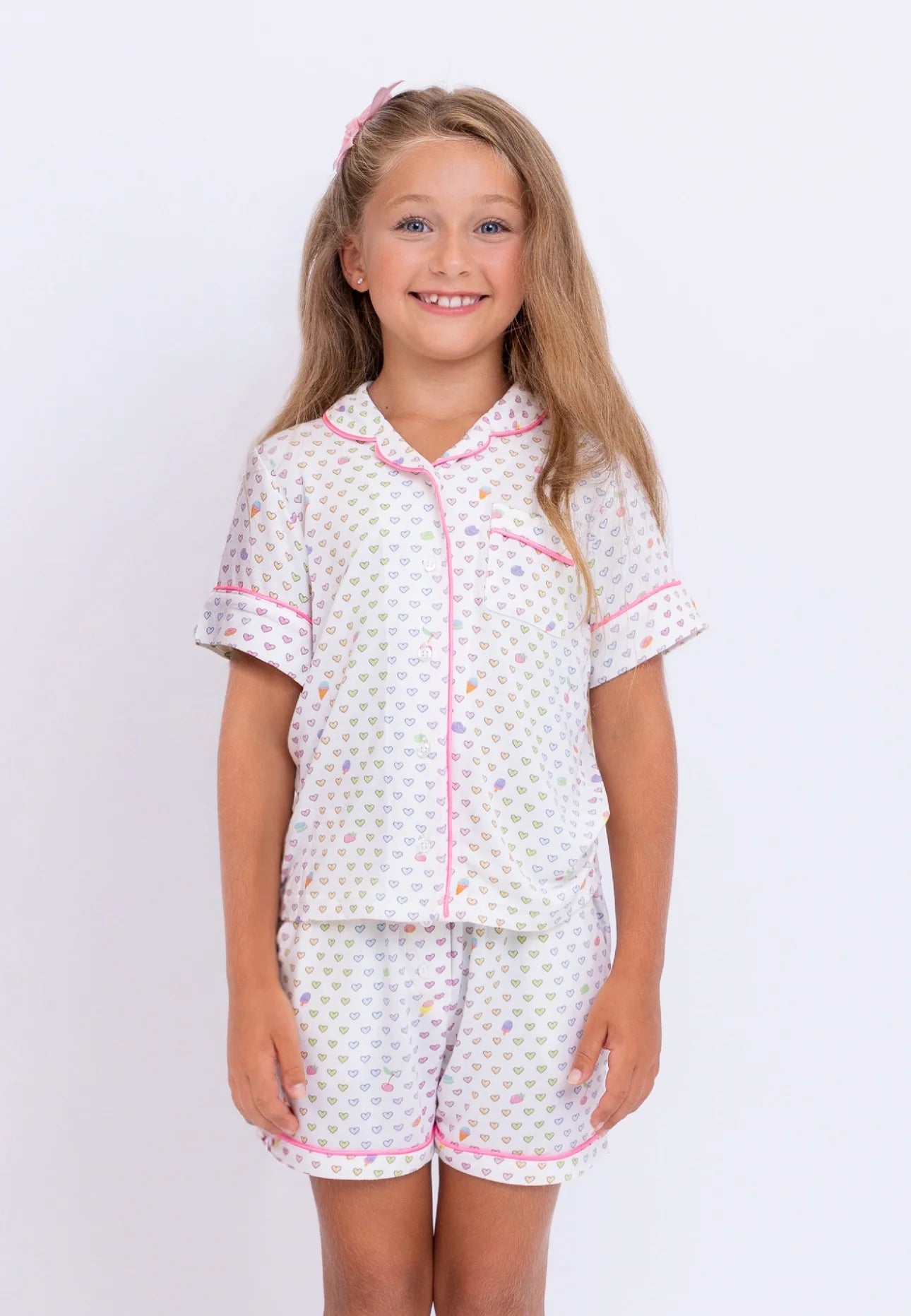 Preppy Goose - 2-piece Short Sleeve Jersey PJ Set