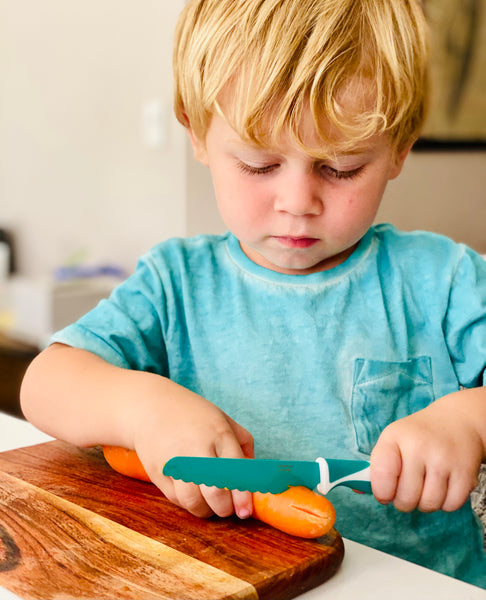Kiddikutter Child Safe Knife Green