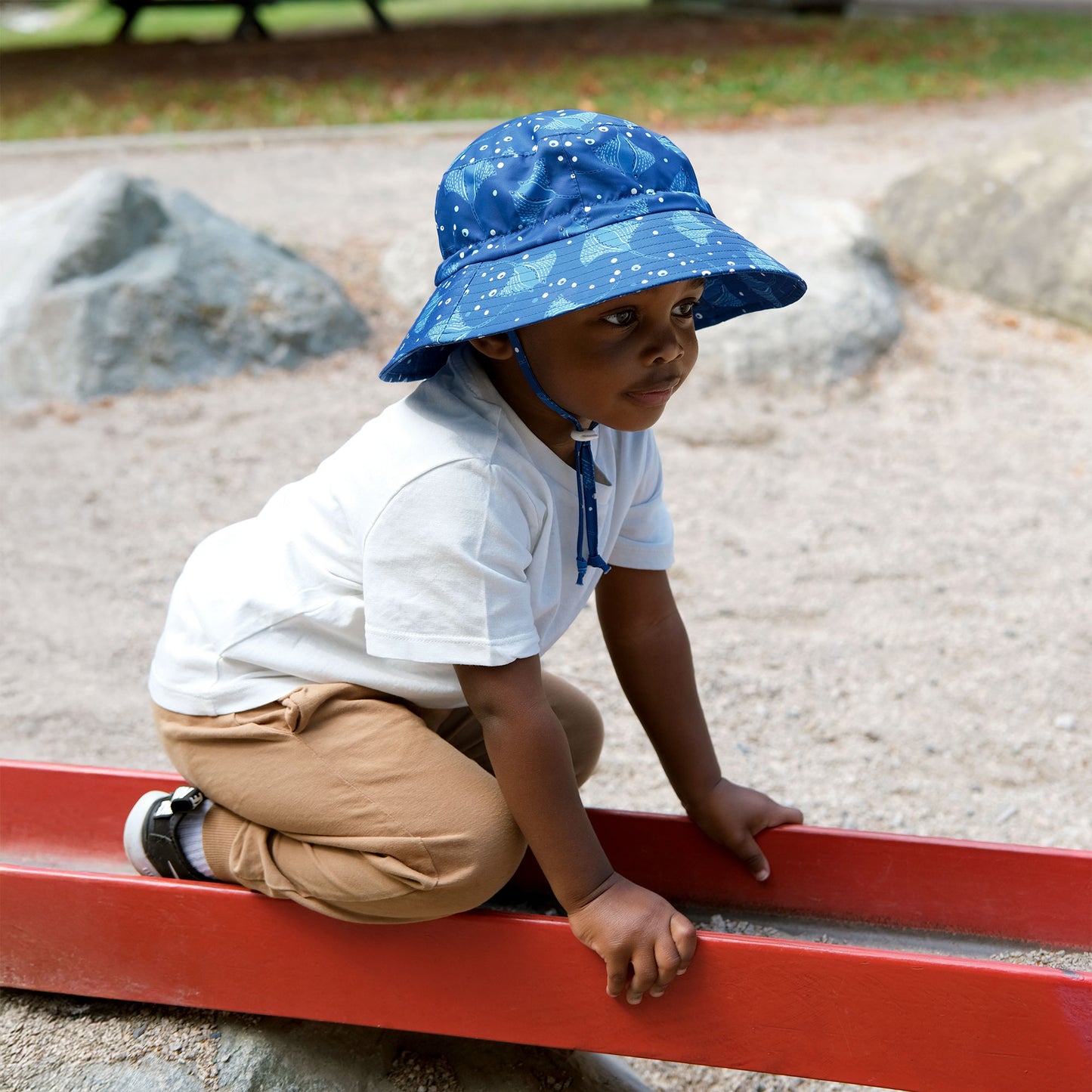 Jan & Jul  Aqua Dry Bucket Hat - Manta Ray