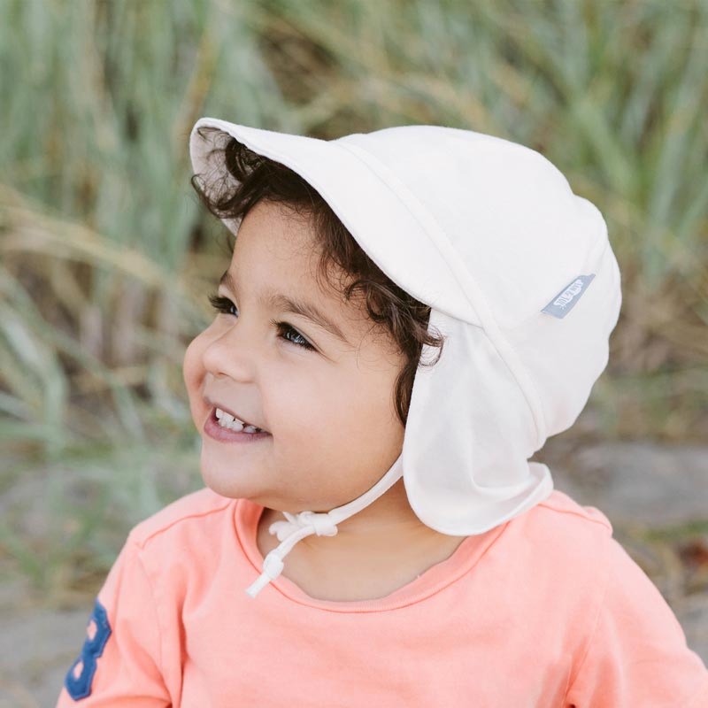 Jan & Jul Sun Soft Baby Cap - White