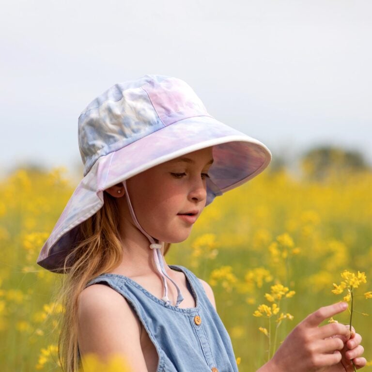 Jan & Jul - Cotton Adventure Hat - Cotton Candy Tie-Dye