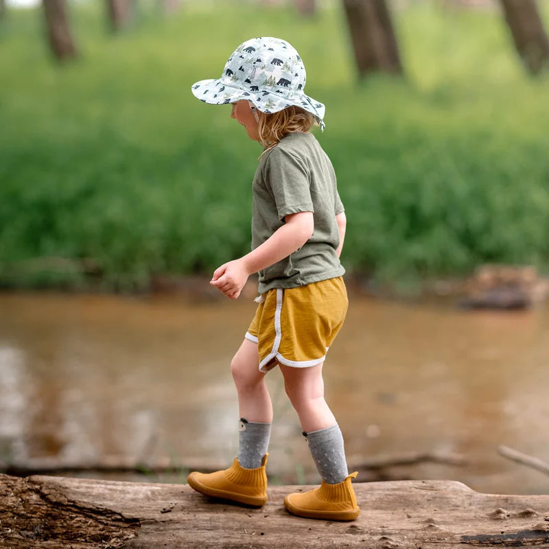 Jan & Jul Bear| Cotton Floppy Hat