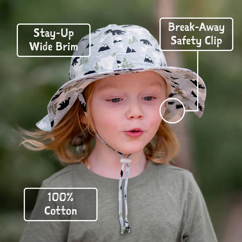 Jan & Jul Bear| Cotton Floppy Hat