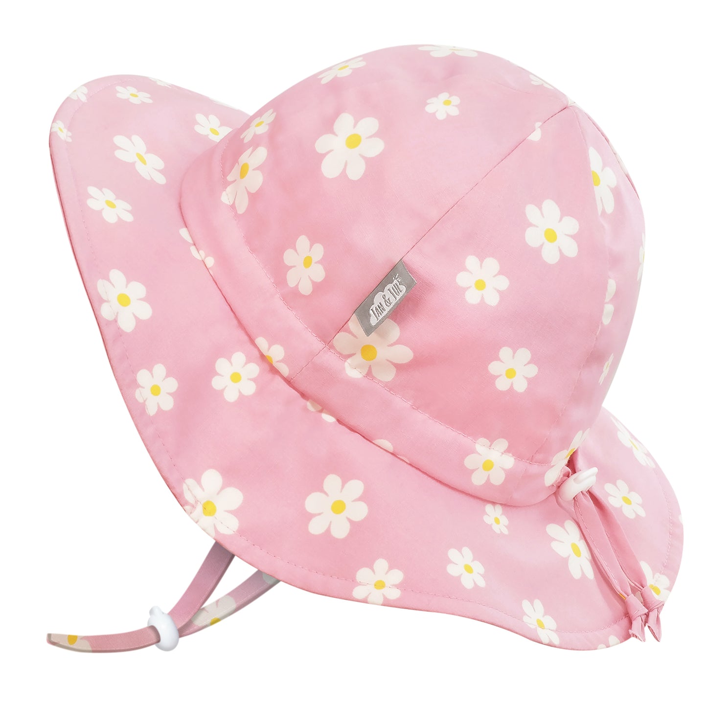 Jan & Jul - Kids Cotton Floppy Hats - Pink Daisy
