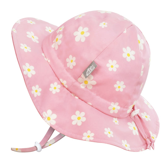 Jan & Jul - Kids Cotton Floppy Hats - Pink Daisy
