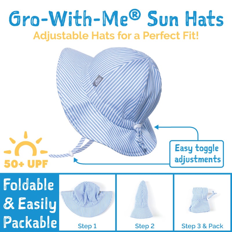 Jan & Jul - Kids Cotton Floppy Hats - White