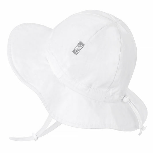 Jan & Jul - Kids Cotton Floppy Hats - White